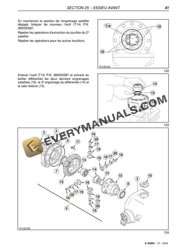 Case TX130-30, TX130-30 Turbo, TX130-33, TX130-33 Turbo Tractor Repair Manual 9-93200 FR-4