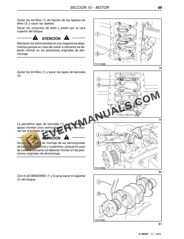Case TX130-30, TX130-30 Turbo, TX130-33, TX130-33 Turbo Tractor Repair Manual 9-93230 ES-2