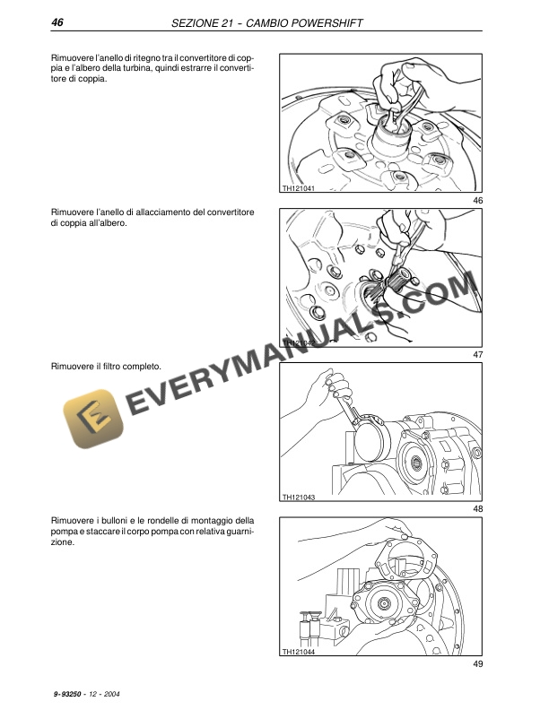 Case TX130-30, TX130-30 Turbo, TX130-33, TX130-33 Turbo Tractor Repair Manual 9-93250 IT-3