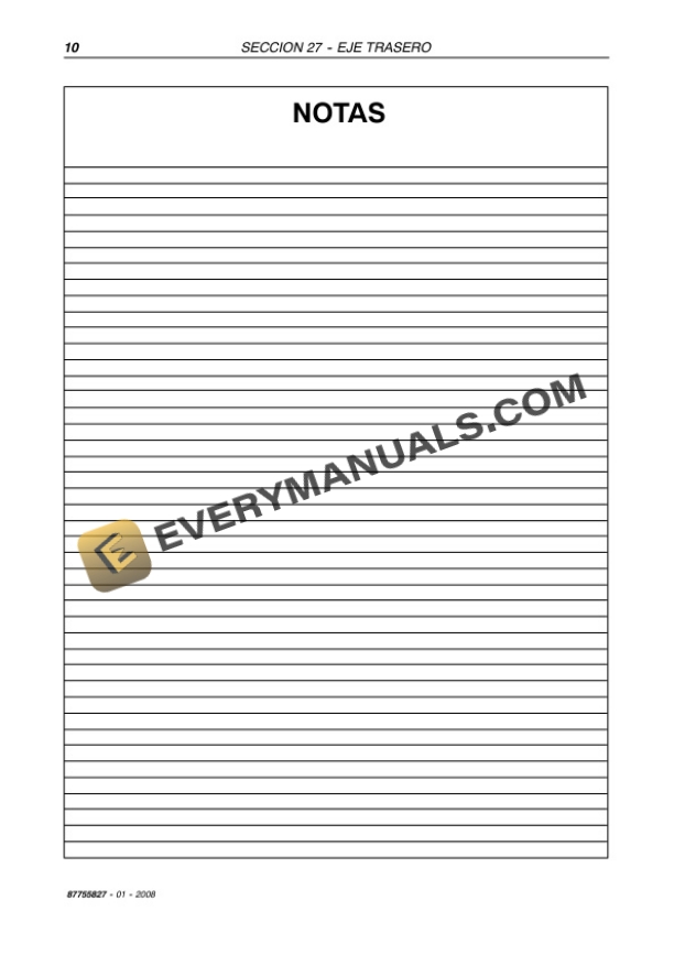 Case TX130-30, TX130-33 Tractor Repair Manual 87755827-4