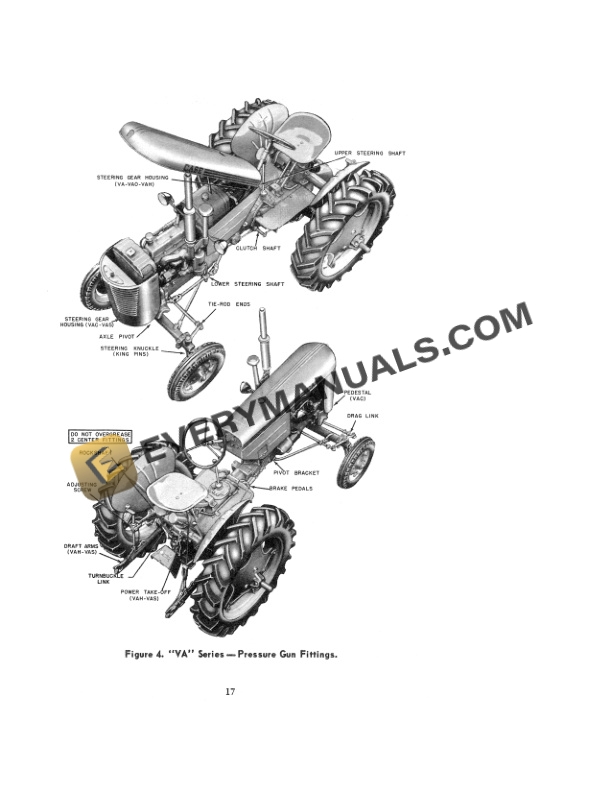Case VA Tractor Operator Manual RI-53-2