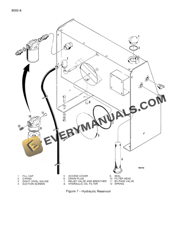 Case W11 Articulated Loader Service Manual 9-67532-5
