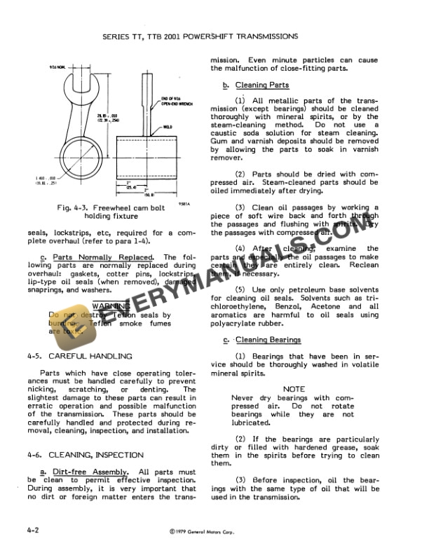 Case W18, W20 Articulated Loader Service Manual 9-71698-4