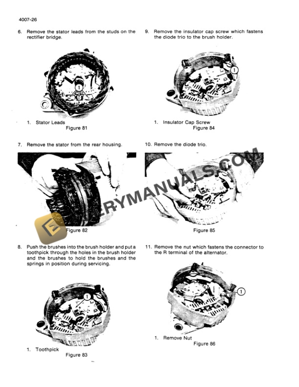 Case W18, W20, W20B Loader Service Manual 9-68960-3