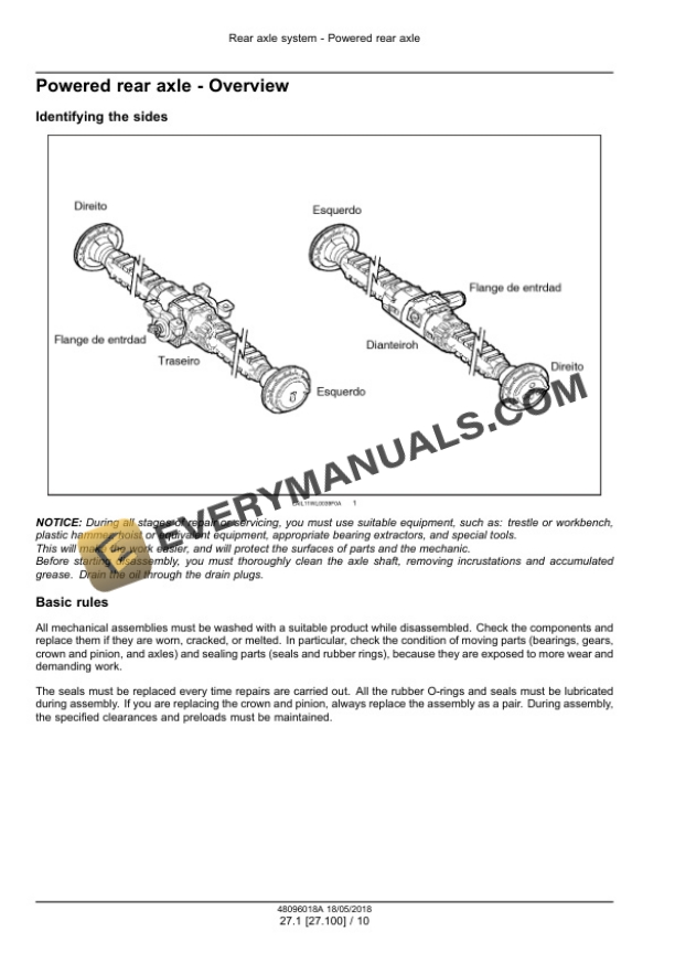 Case W20F Wheel Loader Service Manual 48096018A PDF 5 Case W20F Wheel Loader Service Manual 48096018A PDF - Image 3