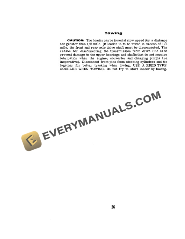 Case W24 Articulated Loader Operator Manual 9-2263-3