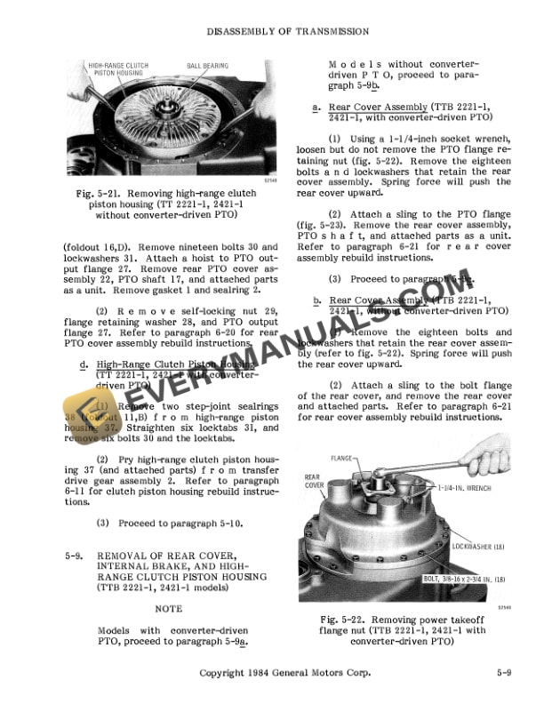 Case W24B Loader Service Manual 9-72398-4