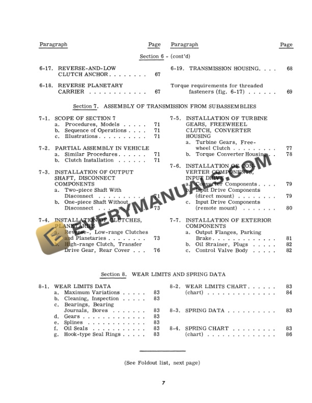 Case W26 Loader Service Manual 9-78236-2