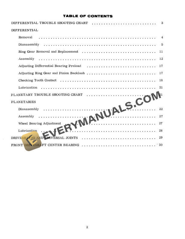 Case W26 Loader Service Manual 9-78236-3