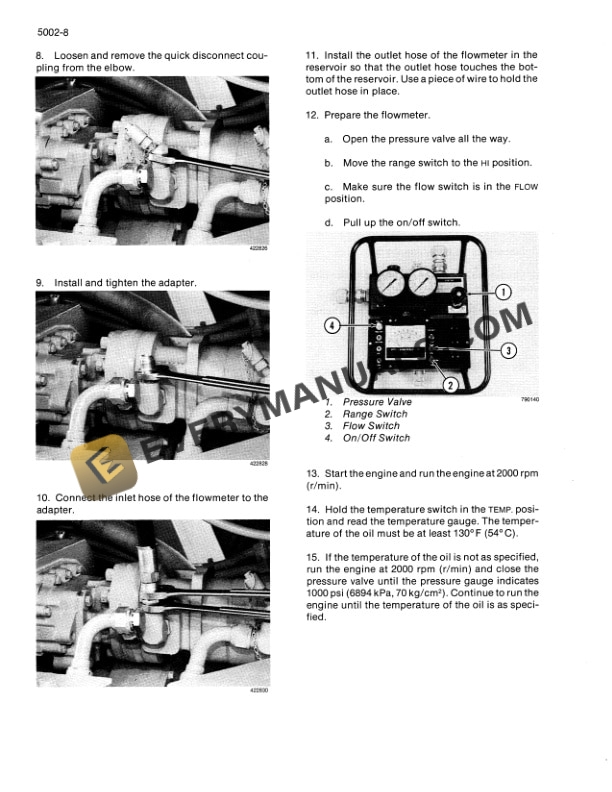 Case W30 Loader Service Manual 8-70330-3