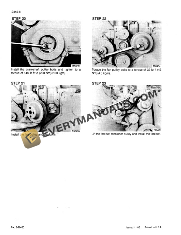 Case W36 Loader Service Manual 8-71580-2