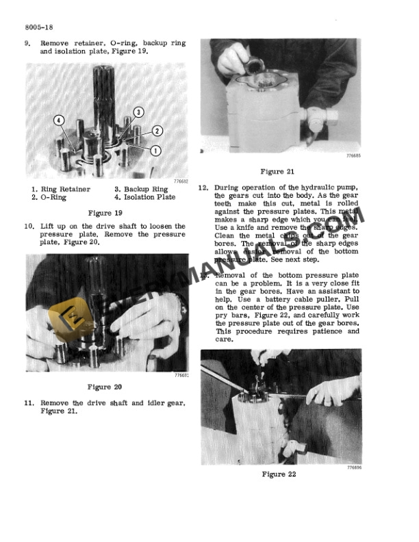 Case W36 Loader Service Manual 9-66874-5