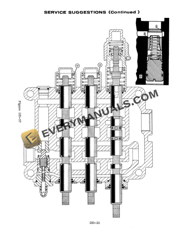 Case W7 Four Wheel Drive Loader Backhoe Service Manual 9-76762-3