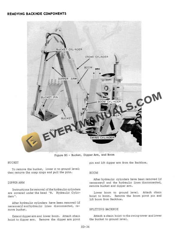 Case W8B, W9B, W10B Loader Service Manual 9-76802-3