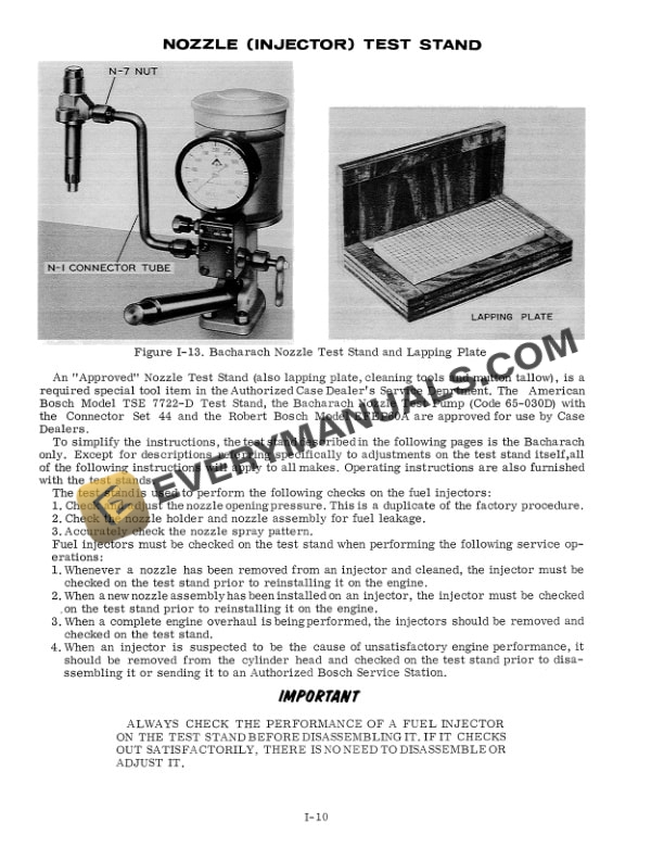 Case W8C, W9C, W10C Loader Service Manual 9-99825-2