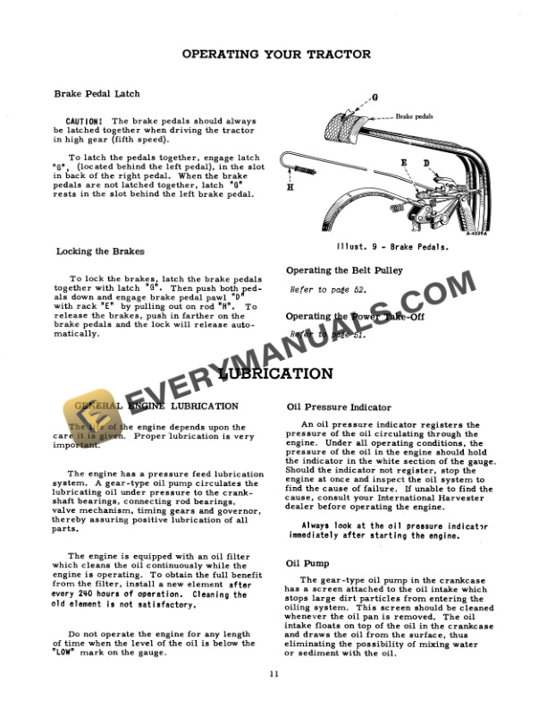 Case WD-6 Tractor Operator Manual 1004064R3-2