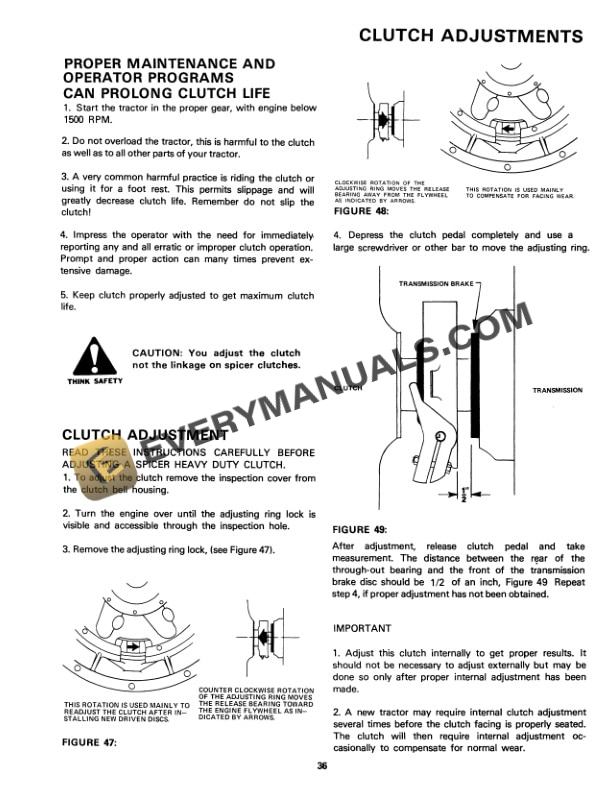 Case Wildcat II, Bearcat II Tractor Operator Manual 37-037-4