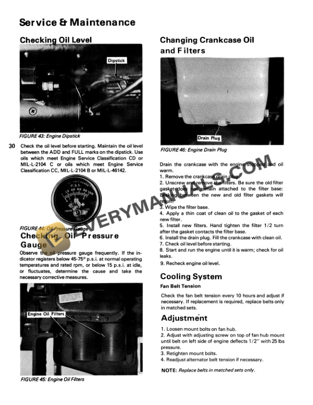 Case Wildcat Tractor Operator Manual 37-046-4