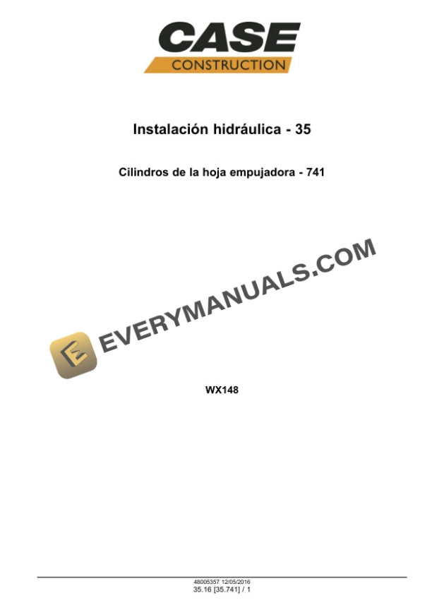 Case WX148 Wheeled Excavator Service Manual 48005357 ES PDF 6 Case WX148 Wheeled Excavator Service Manual 48005357 ES PDF - Image 4