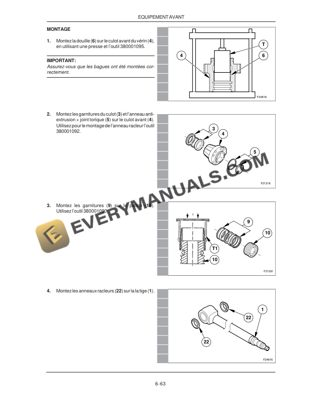 Case WX95, WX125 Hydraulic Excavator Service Manual 9-91360 FR PDF 5 Case WX95, WX125 Hydraulic Excavator Service Manual 9-91360 FR-4