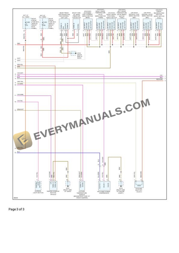 Porsche 718 Cayman GT4 RS (982) 2024 Electrical Diagrams F6-4.0L 7 Porsche 718 Cayman GT4 RS (982) 2024 Electrical Diagrams F6-4.0L - Image 5