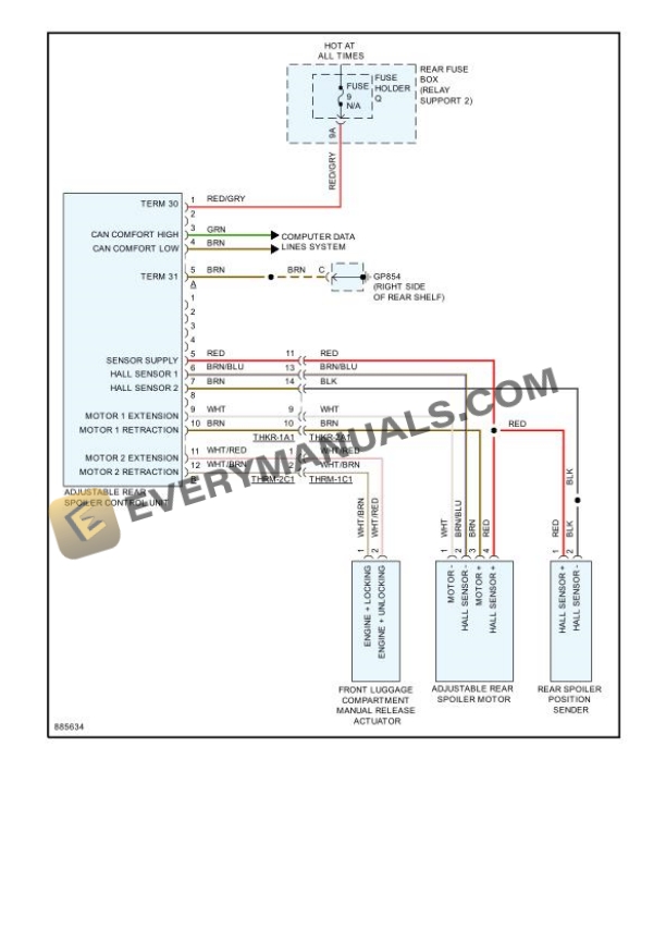 Porsche 911 ST (992) 2024 Electrical Diagrams F6-4.0L 6 Porsche 911 ST (992) 2024 Electrical Diagrams F6-4.0L - Image 4