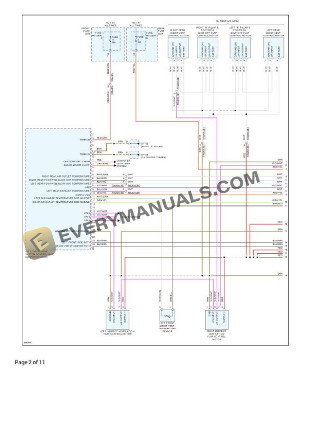 Porsche Cayenne Turbo E-Hybrid (9YA) 2024 Electrical Diagrams V8-4.0L Turbo Hybrid 7 Porsche Cayenne Turbo E-Hybrid (9YA) 2024 Electrical Diagrams V8-4.0L Turbo Hybrid - Image 5