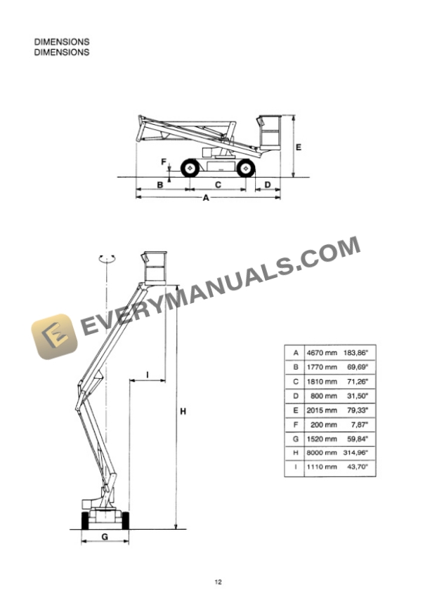 Manitou 100 AE Access Platforms Operator Manual 47987 FR-EN 4 Manitou 100 AE Access Platforms Operator Manual 47987 FR-EN - Image 2
