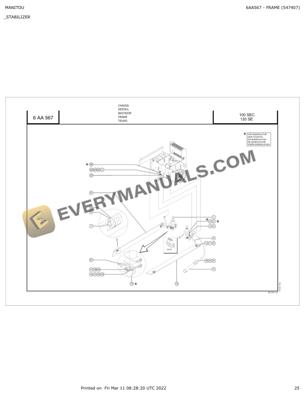 Manitou 100 SEC Parts Manual 547407 5 Manitou 100 SEC Parts Manual 547407 - Image 3