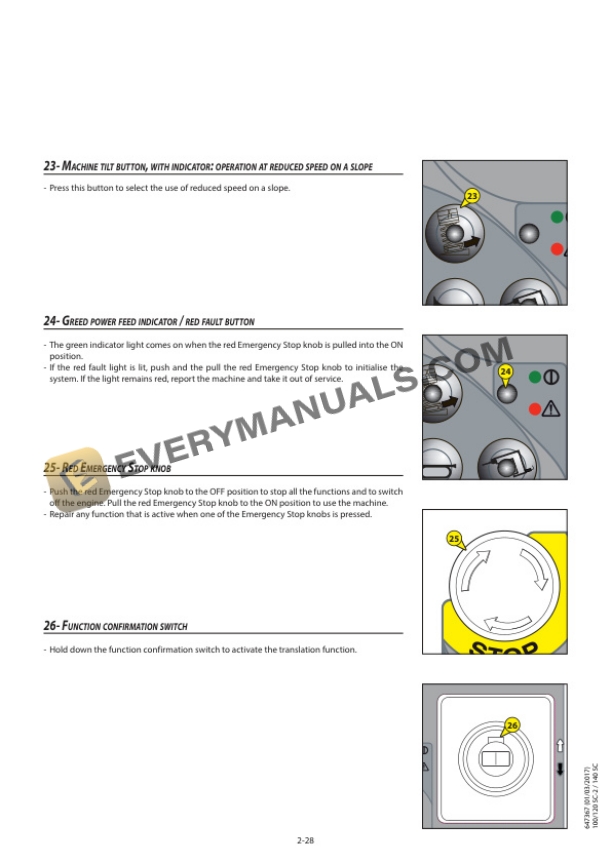 Manitou 100SC2, 120SC2, 140SC Operator Manual 647367EN-4