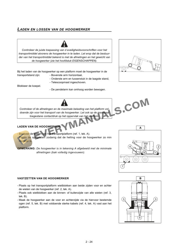 Manitou 120 AETJ Compact Instruction Manual 547362 NL-4