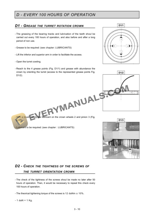 Manitou 120 AETJ Compact Operator Manual 547362-5