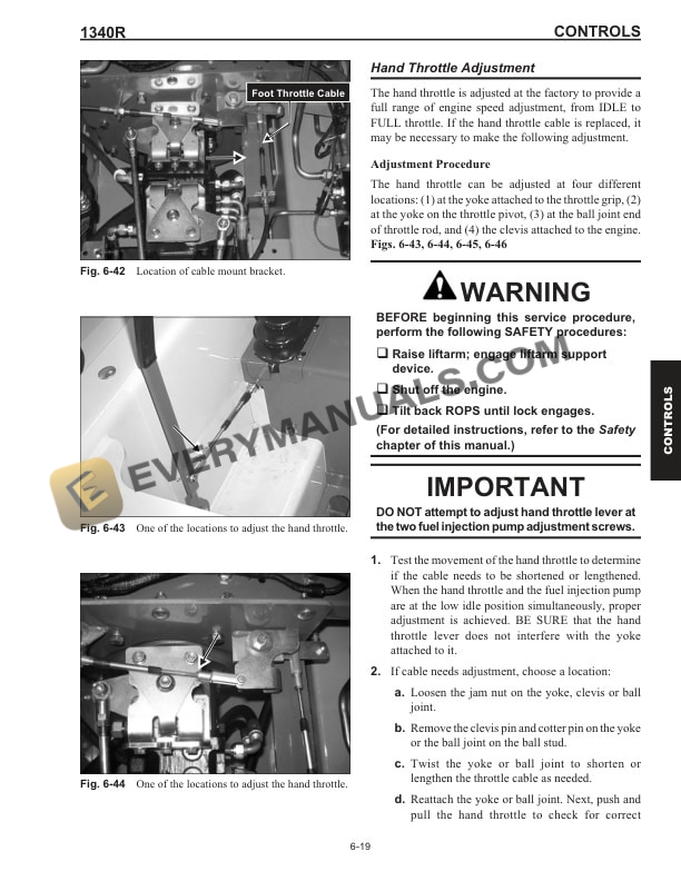 Manitou 1340R Skid-Steer Loaders Service Manual 50112513-3