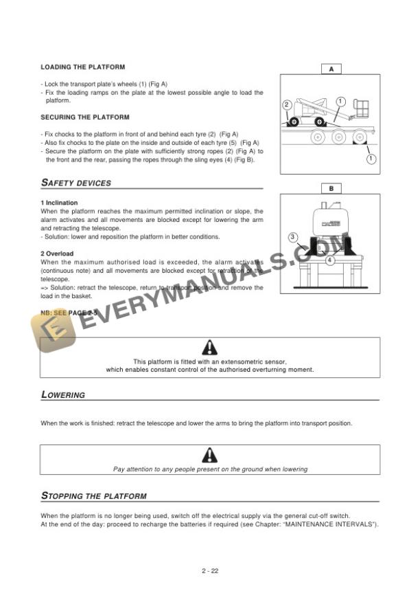 Manitou 150 AET2 Platform Instructions Manual 547346EN 6 Manitou 150 AET2 Platform Instructions Manual 547346EN - Image 4
