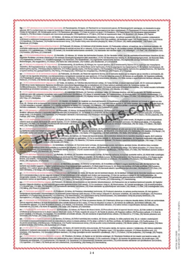 Manitou 150 AETJ, 150 AETJC, 150 AETJ 3D, 150 AETJC 3D, 170 AETJ L Operator Manual 647536EN 4 Manitou 150 AETJ, 150 AETJC, 150 AETJ 3D, 150 AETJC 3D, 170 AETJ L Operator Manual 647536EN - Image 2