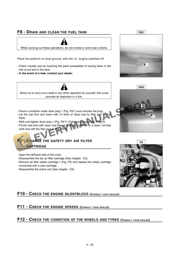 Manitou 150 ATT, 170 ATT Access Platform Operator Manual Operator Manual 7 Manitou 150 ATT, 170 ATT Access Platform Operator Manual Operator Manual - Image 5