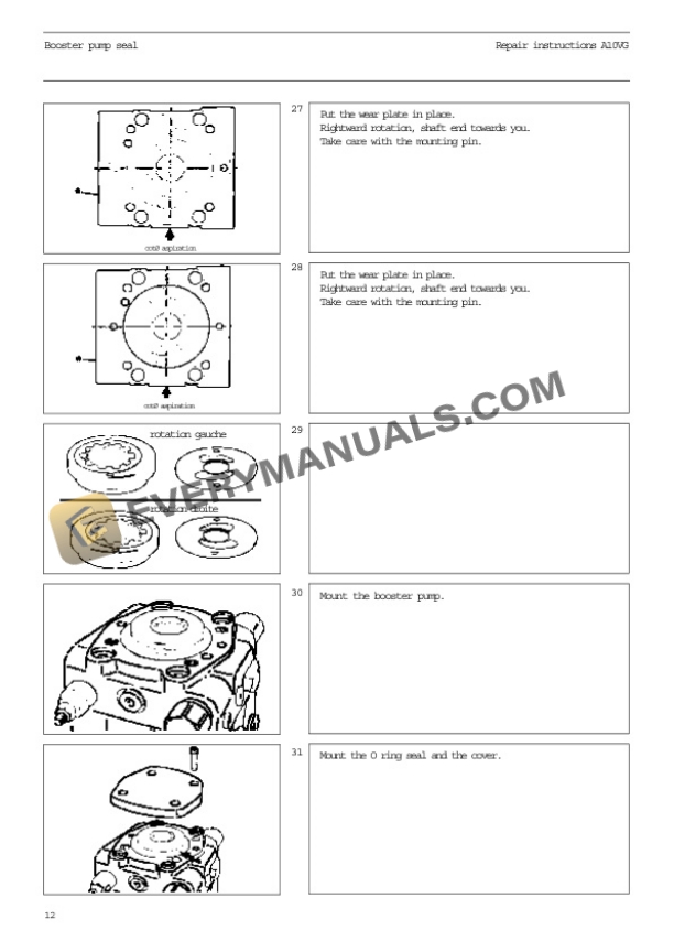 Manitou 150 ATT Platform Repair Manual 547315-3