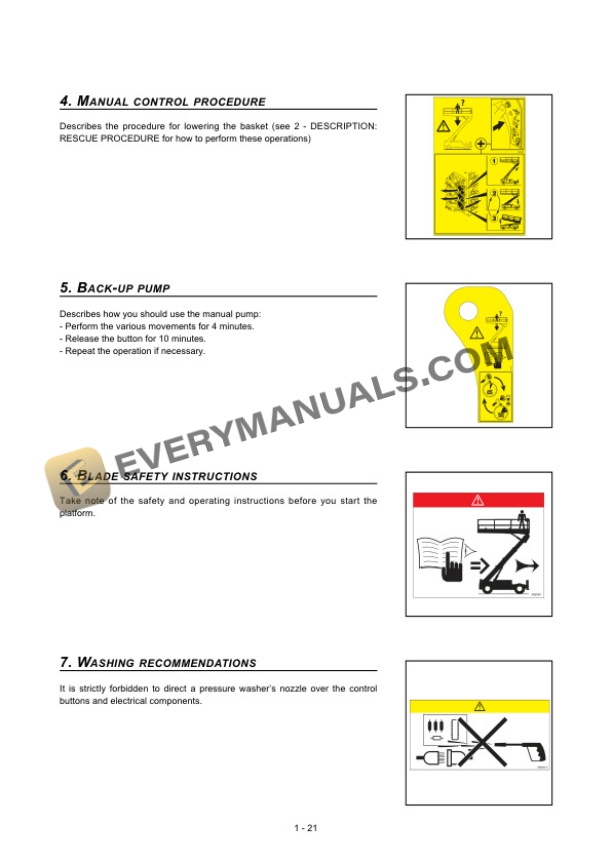 Manitou 150 TP Access Platform Operator Manual 547384EN-2