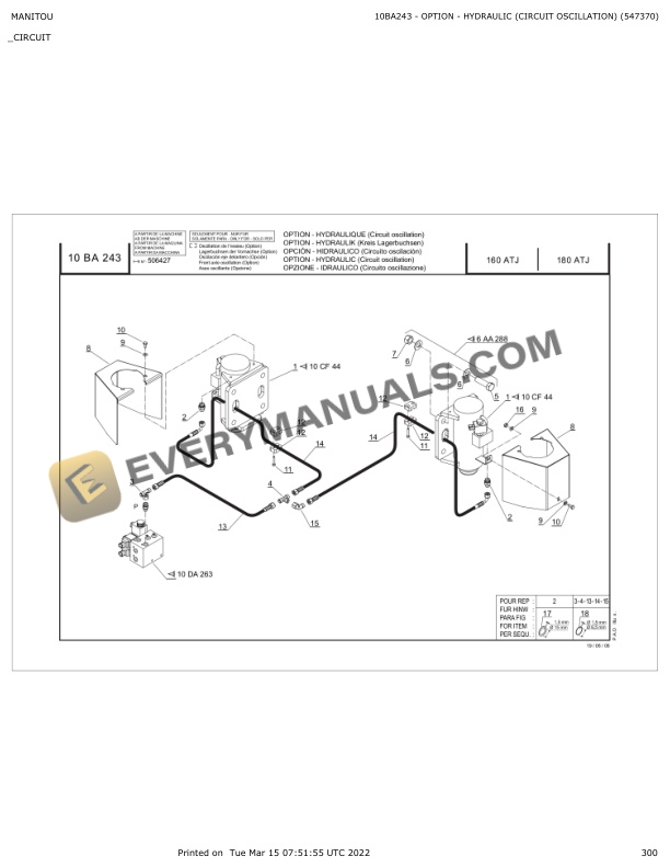 Manitou 160 ATJ, 180 ATJ Parts Manual 547370 6 Manitou 160 ATJ, 180 ATJ Parts Manual 547370 - Image 4