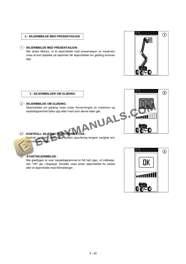 Manitou 160 ATJ, 180 ATJ Platform Operator Manual 547370 NO-3