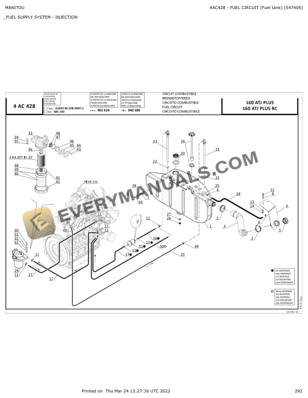 Manitou 160 ATJ Plus, 160 ATJ Plus RC Parts Manual 547406 7 Manitou 160 ATJ Plus, 160 ATJ Plus RC Parts Manual 547406 - Image 5