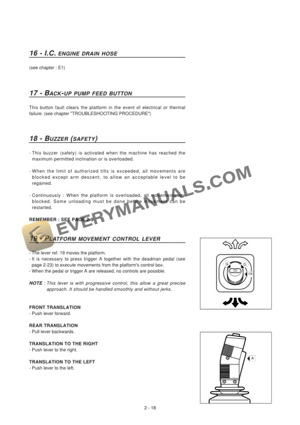 Manitou 165 ATJ Access Platform Operator Manual 547331EN-3
