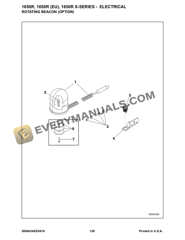 Manitou 1650R, 1650R (EU), 1650R X-Series Skid-Steer Loader Parts Manual 50940345 Rev. E-3