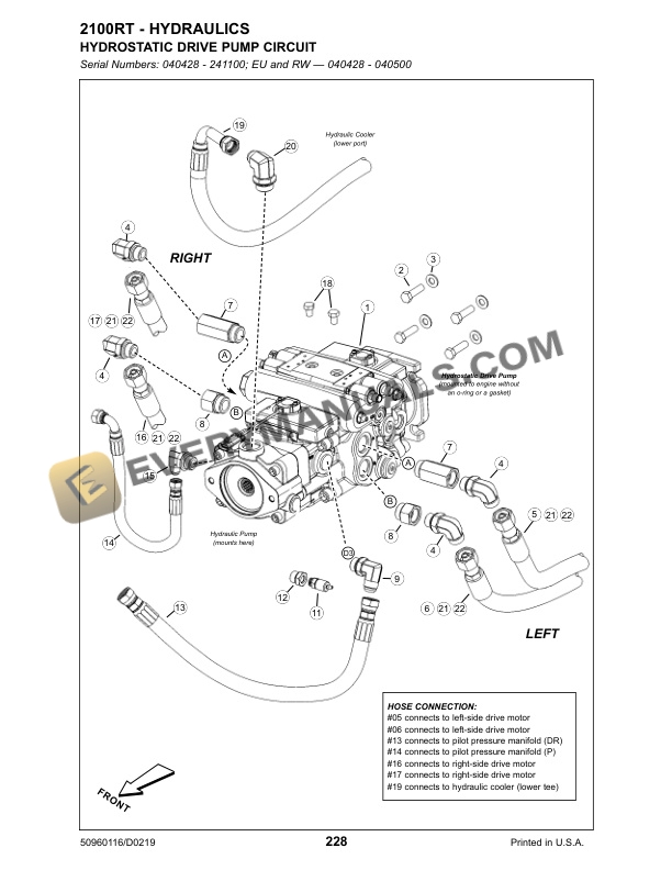 Manitou 2100RT, 2100RT NXT2, 2100RT NXT3 Compact Track Loader Parts Manual 50960116 Rev.D-5