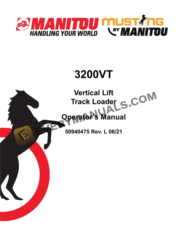 manitou 3200vt vertical lift track loader operator manual 50940475 rev l 1