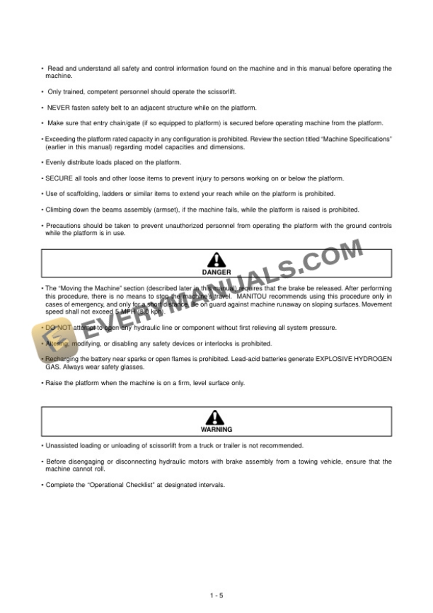 Manitou 75 EX2 Platforms Operator Manual 547360EN 4 Manitou 75 EX2 Platforms Operator Manual 547360EN - Image 2