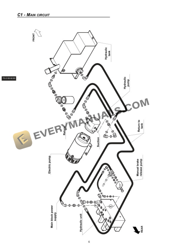 Manitou 78 XE Access Platform Repair Manual 547359EN-2