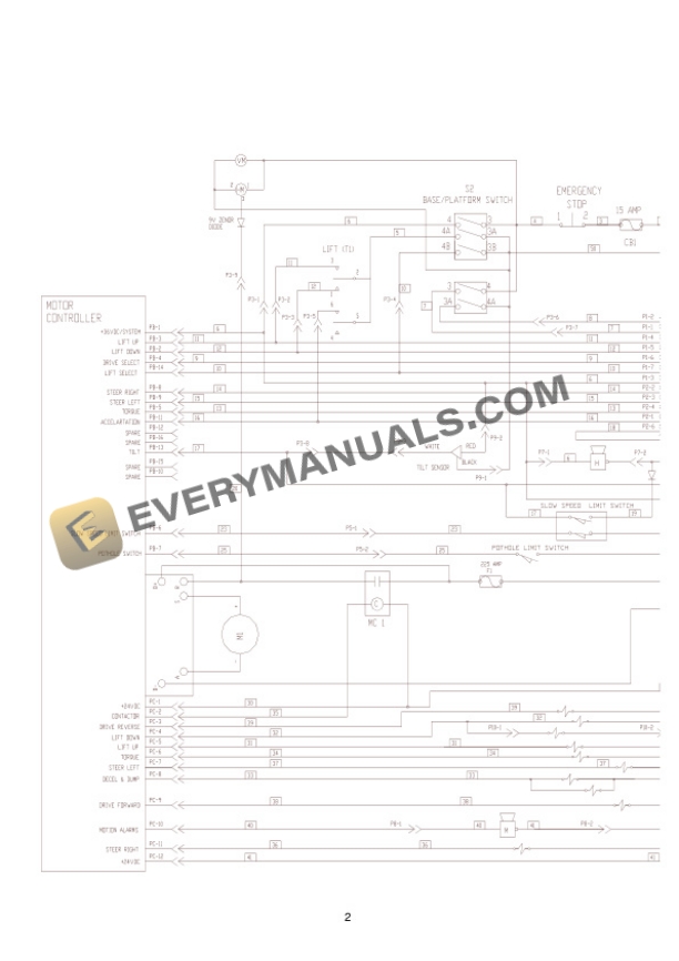 Manitou 80 ELX, 100 ELX, 120 ELX Platform Repair Manual 547326EN-4