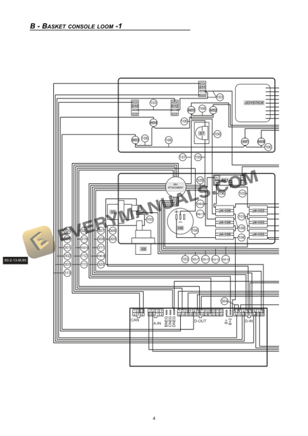 Manitou 80 VJR, 105 VJR2 Access Platform Repair Manual 547357EN 6 Manitou 80 VJR, 105 VJR2 Access Platform Repair Manual 547357EN - Image 4