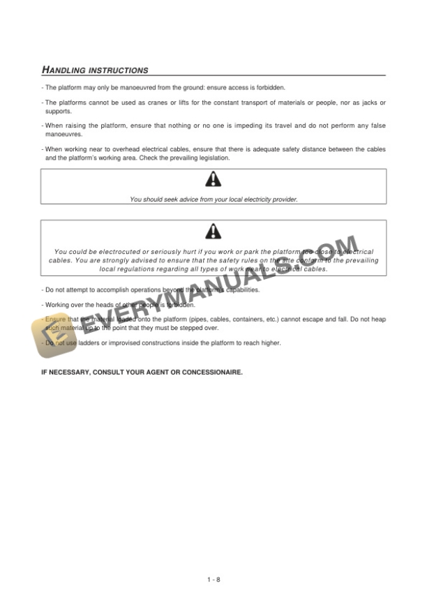 Manitou 80 XEL, 100 XEL, 120 XEL Instructions Manual 547349EN 4 Manitou 80 XEL, 100 XEL, 120 XEL Instructions Manual 547349EN - Image 2